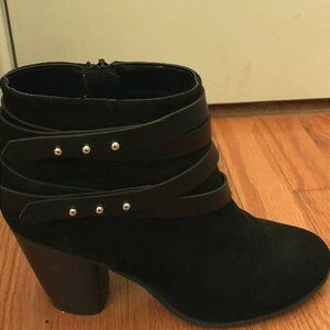 Material Girl black booties